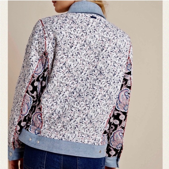 Anthropologie Blank NYC reversible patchwork jacket - Picture 11 of 12